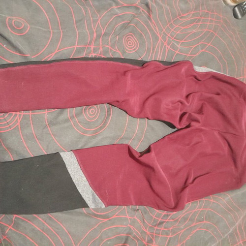 Thermal leggings like new with fleece lining multicolor