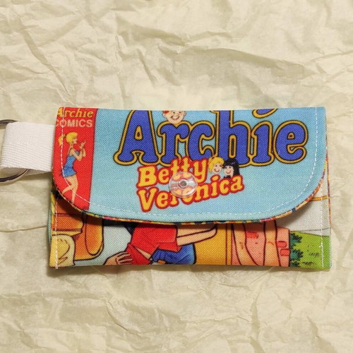 Archie Key Wallet new, handmade with keyring