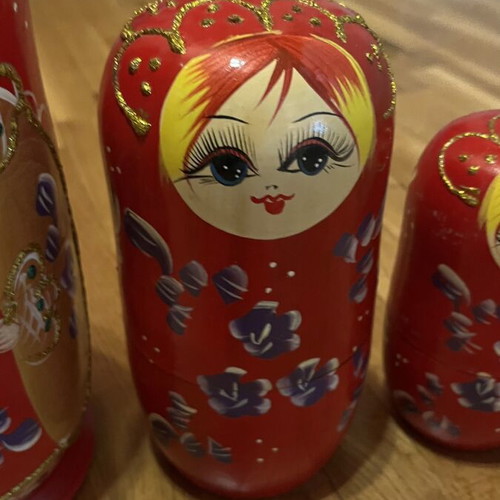 Authentic Babushka Dolls like new, high quality