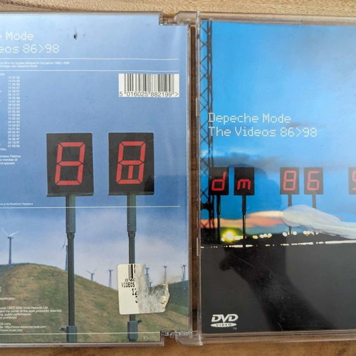 Depeche Mode The Videos 86>98 DVD used, electronic music