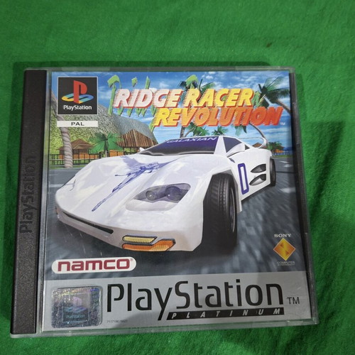 Ridge Racer Revolution PlayStation 1 game like new with original case and manual