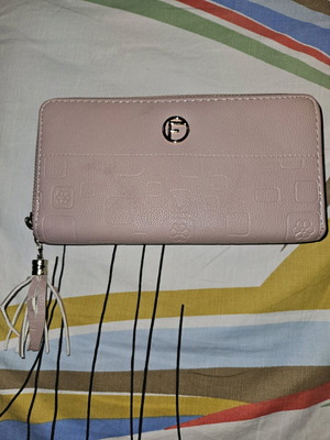 Wallet used pink with defects