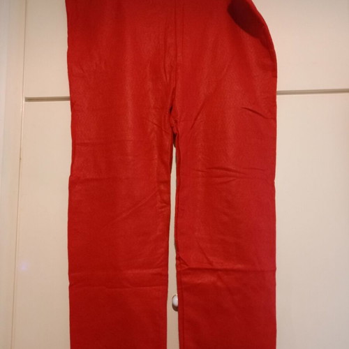 Santa Claus costume like new, large size with jacket, pants, hat, belt, and beard