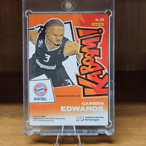 Carsen Edwards Kaboom Case Hit Euroleague card 2024/25