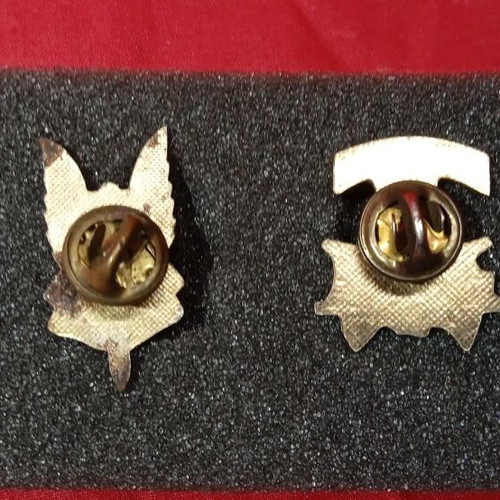 Ranger and SAS pins like new, British Army and US Army, 1985