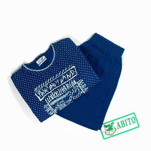 Vintage Barcellino Abito Kids Summer Set new with tags, navy blue
