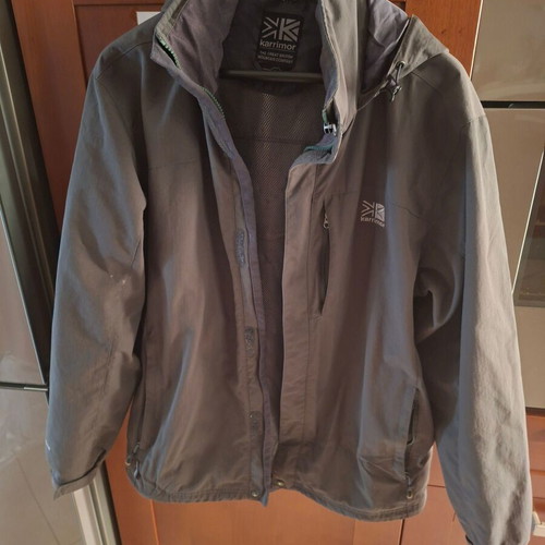 Karrimor men's waterproof jacket L like new, khaki