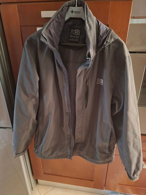 Ανδρικό αδιάβροχο τζάκετ Karrimor L σαν καινούργιο, χακί