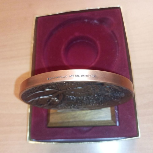 Rare artwork, medal by Marcel Jovaine
