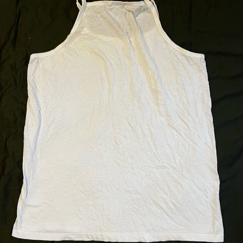 Children's tank top used, size 8, white