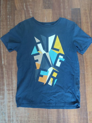 Tommy Hilfiger T-Shirt μεταχειρισμένο, μέγεθος S, με στάμπα μπροστά