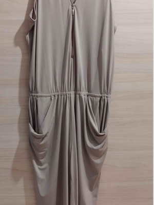 Beige one-piece jumpsuit like new, size M/38/10
