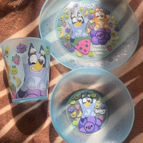 Bluey dinner set new, pack of 3 pieces by Stor