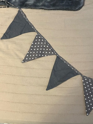 Fabric Handmade Bunting Flags for Kids Room Decoration and More