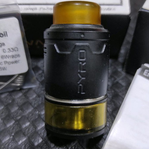 Vandy Vape Pyro V3 RDTA 24mm used, black - € 26,50