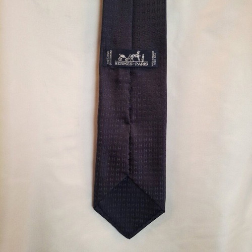 Hermès Paris silk tie like new, blue