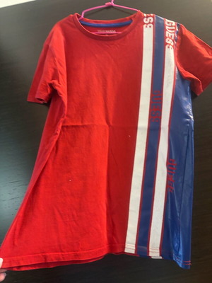 Κοντομάνικο t shirt Guess για αγόρι 12 ετών σαν καινούργιο, κόκκινο
