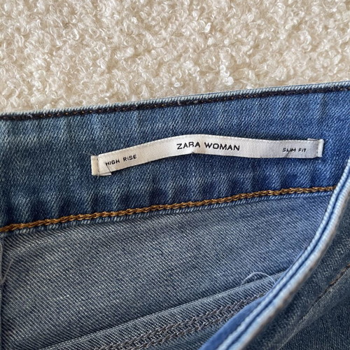 Zara high-waisted jeans, blue, size M / 38 / 10