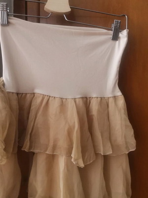 Γυναικεία φούστα μπεζ καινούργια, one size