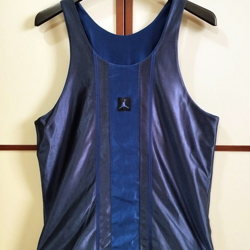 Nike Vintage 90s Air Jordan - Double Face Basketball Jersey Blue