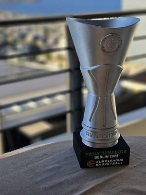 Купа Euroleague Panathinaikos 21см по поръчка, 2024