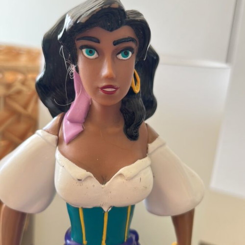 Esmeralda collectible figure used with minor paint wear
