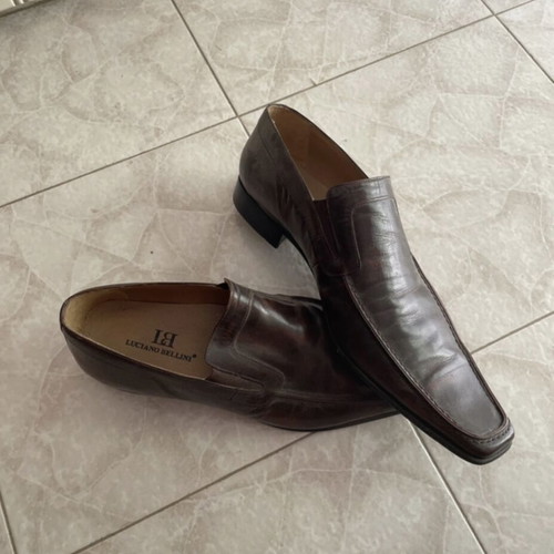 Luciano Bellini dress shoes like new, size 44, brown