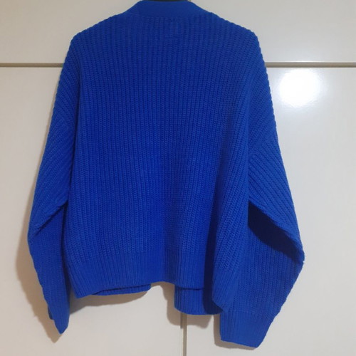 Knitted blue cardigan new with buttons