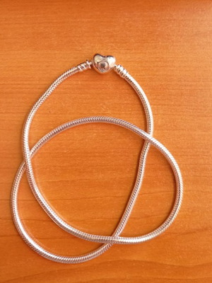 Pandora necklace original 45 cm, new, silver