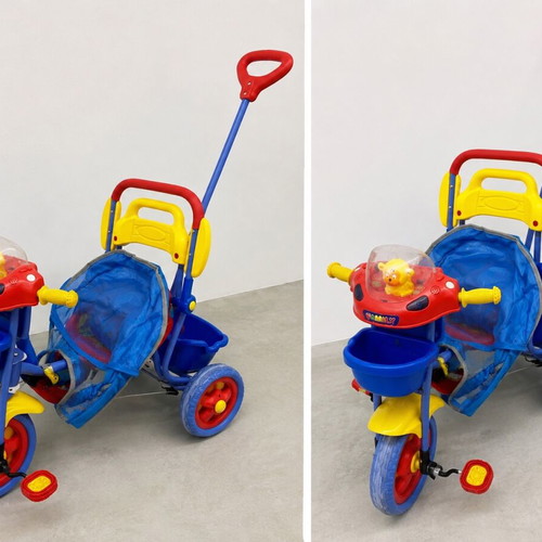 Children's tricycle with parent handle
