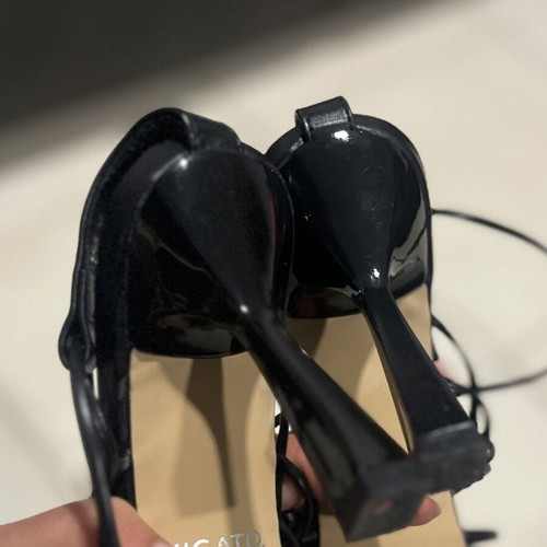Migato black strappy platform sandals size 39