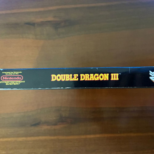 Double Dragon III The Sacred Stones Nintendo NES game like new, Greek manual