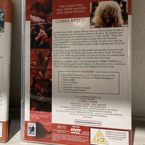 Klaus Kinski DVD collection, like new, 3 movies with English subtitles