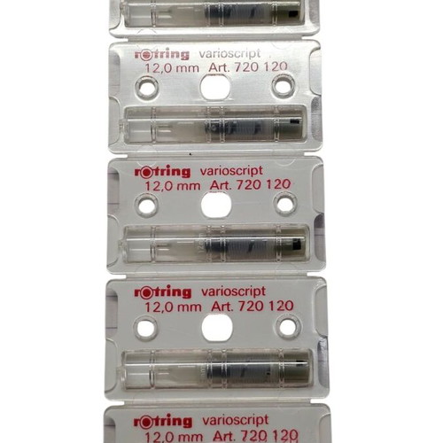 Rotring Rapidograph 12.0 tips for rapidograph, pack of 5