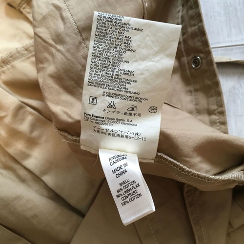 Diesel Women Cotton/Linen Vest XS like new, brown