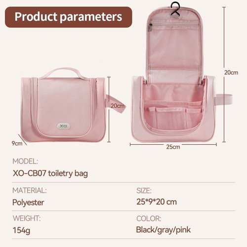 XO CB07 toiletry bag black made to order