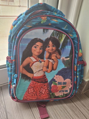Disney Moana 2 σχολική τσάντα πλάτης νηπιαγωγείου με μπροστινή θήκη