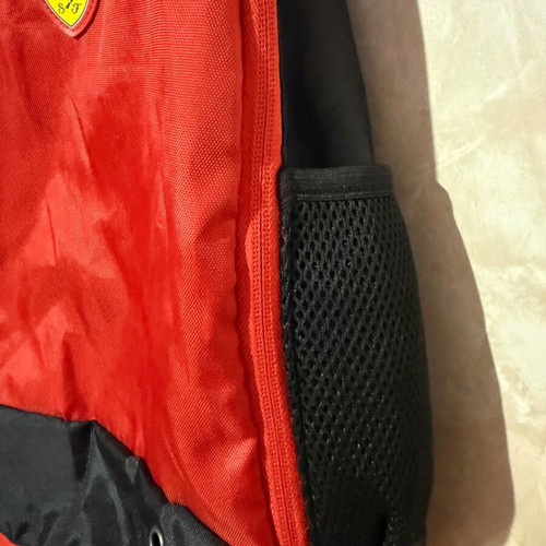 Ferrari backpack with main and secondary compartments, promo Shell