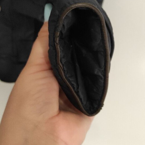 Zara puffy quilted jacket with down used, size L, dark blue