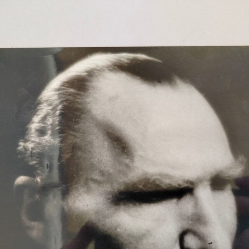Large Kazantzakis photograph used, dated 1957