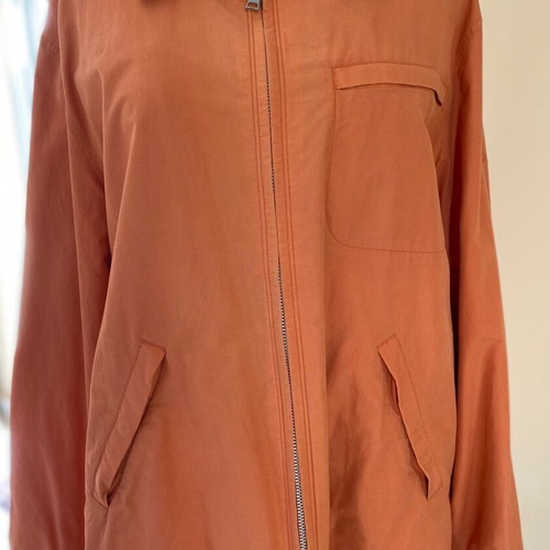 Nautica men's jacket orange XL like new cotton blend