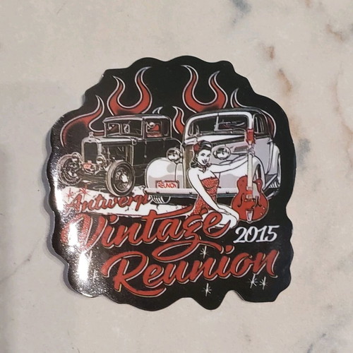 Hot Rod Antwerp Car Show sticker new