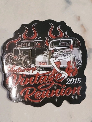 Hot Rod Antwerp Car Show sticker new