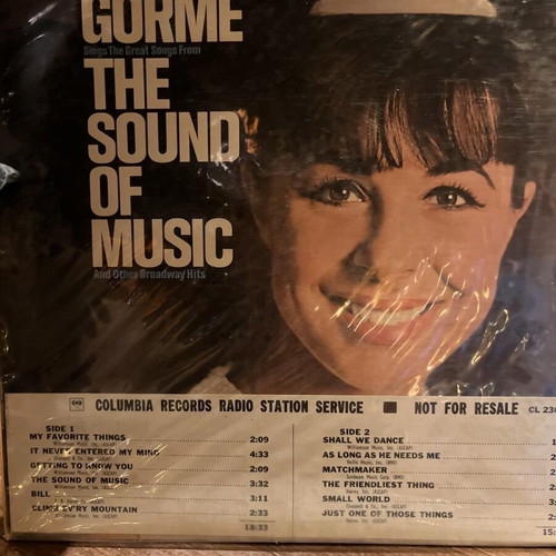 Eydie Gormé Sings The Great Songs From The Sound Of Music And Other Broadway Hits used