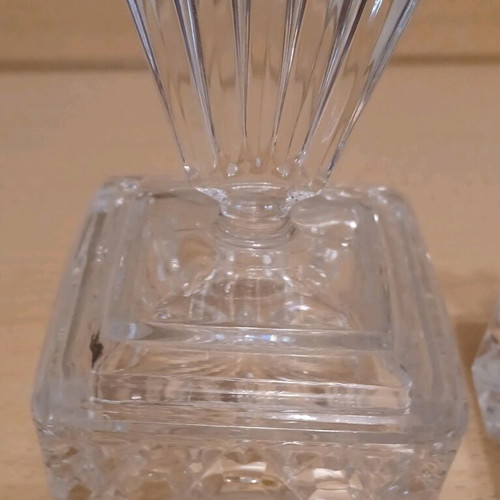 Crystal vintage boudoir set in excellent condition