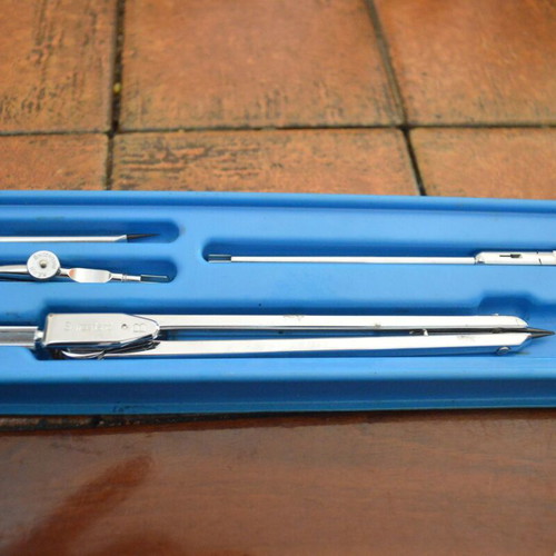 KERN Switzerland 2147 Swiss drafting compass set used
