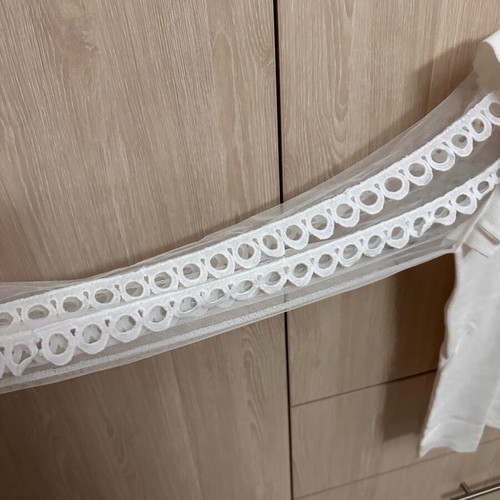 Bsb medium with transparent sleeves, like new, white