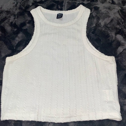 White Shein top like new, size S