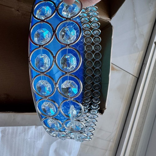 Mirror tray with stones new