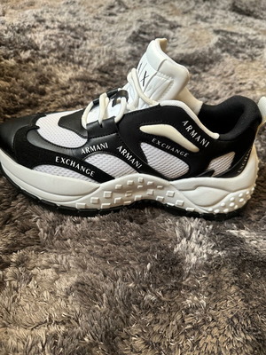 Armani Exchange sneakers new, size 38, black and white